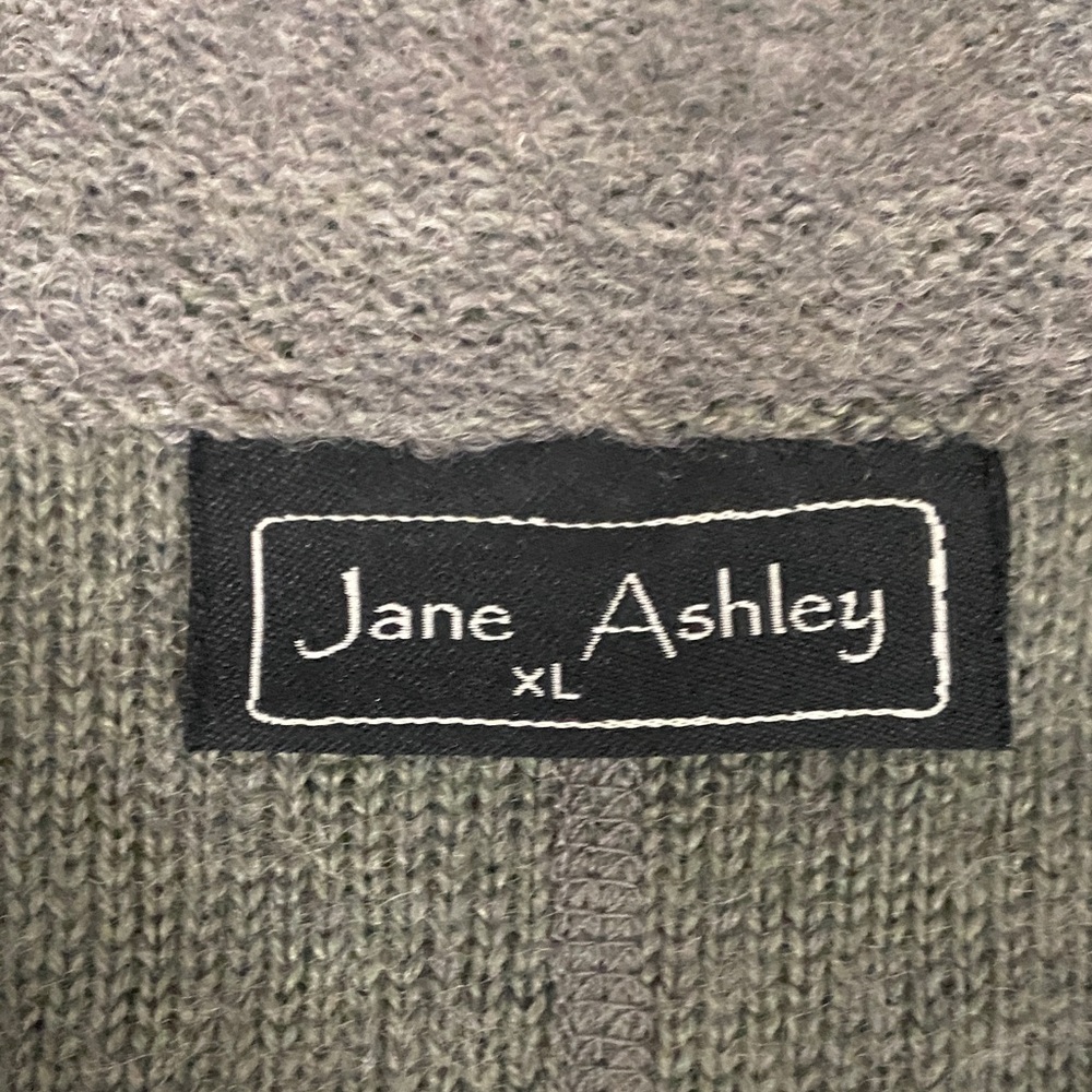 Jane Ashley Wool Blend Charcoal Button-Up Blazer - Picture 3 of 10